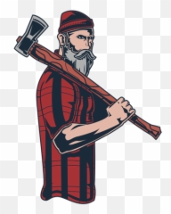 Lumberjack Axe Icon Ad - Dibujos De Un Leñador Realista png