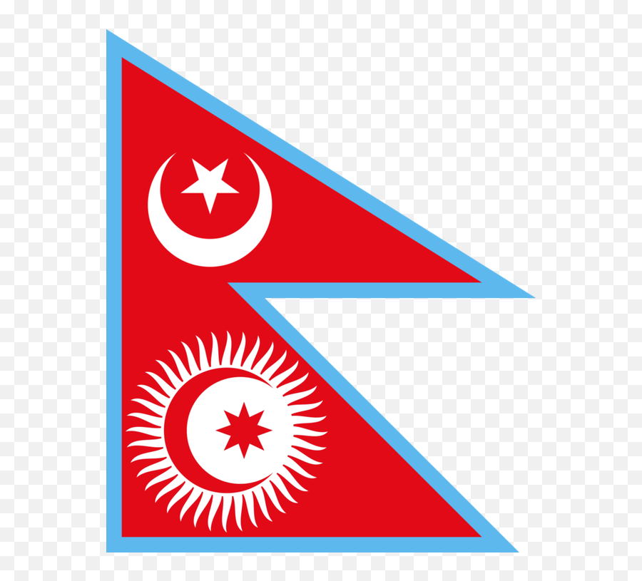 Nepal Flag - Flag Of Kyrgyzstan Transparent Png Original New Islamic Caliphate Flag,Nepal Flag Png