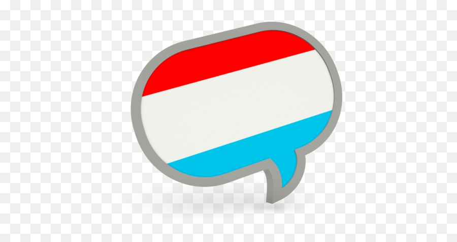Speech Bubble Icon Illustration Of Flag Luxembourg - Sign Png,Speech Bubble Png