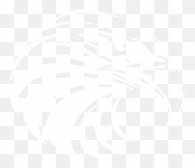 Download Hd Falcon Head Drawing - Logo Falcon Black And White Png,Falcons Logo Png