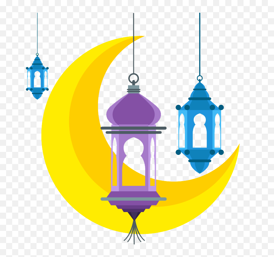 Lamp Clipart Islamic Transparent Free For - Eid Mubarak Lamp Png,Islamic Png