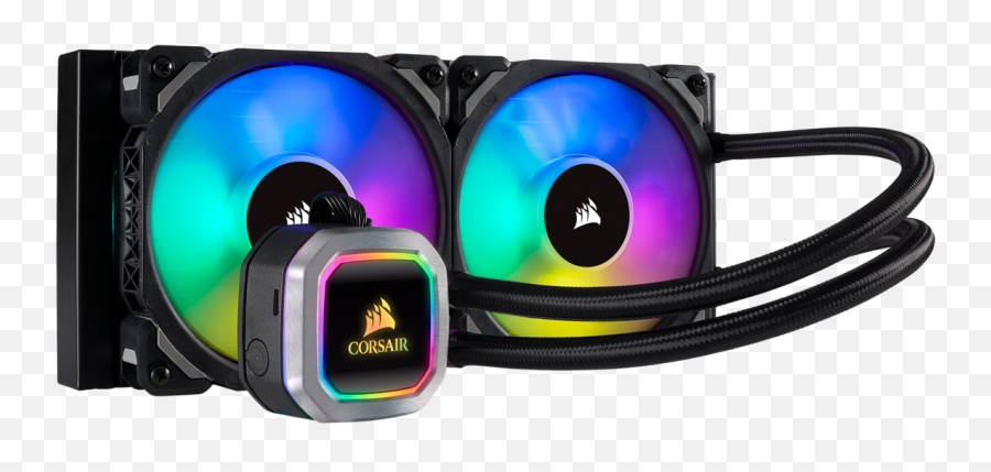 Corsair H100i Rgb Platinum Cpu Liquid - Corsair H100i Rgb Png,Corsair Gaming Logo