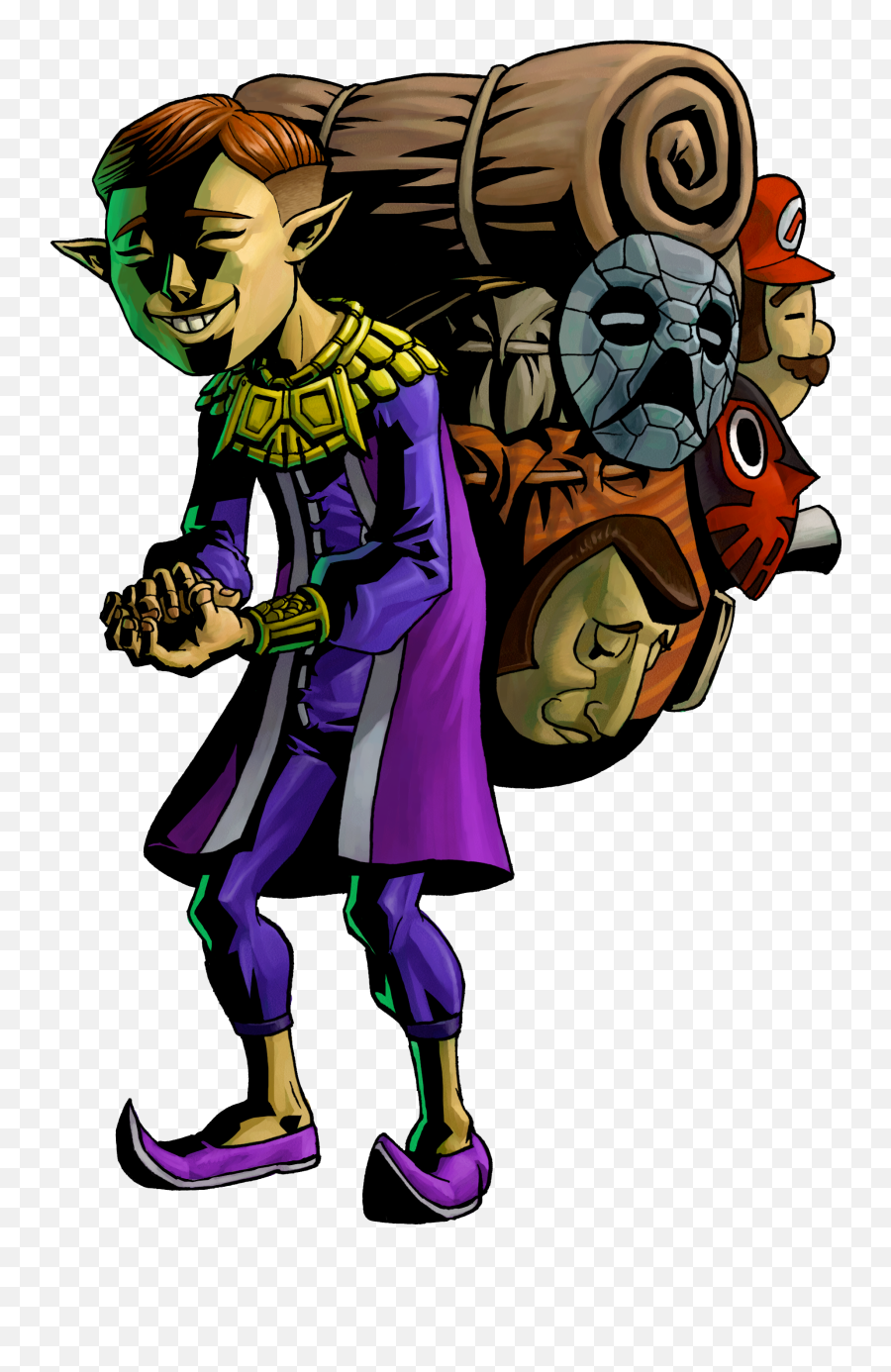 Happy Mask Salesman - Zelda Happy Mask Salesman Png,Skull Kid Png