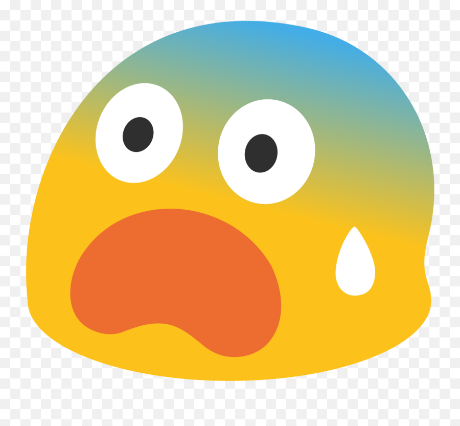 Noto Emoji Kitkat 1f628 - 128 By 128 Pixels Png,Sweat Emoji Png