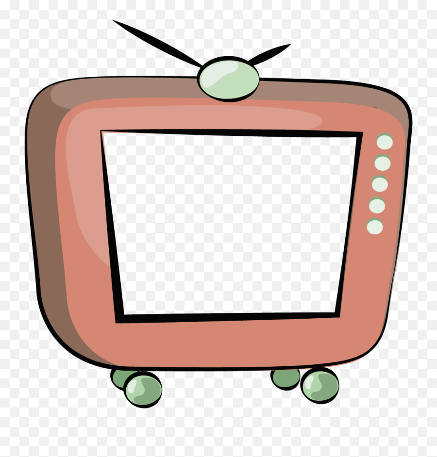 Television Cartoon Clip Art - Tv Cartoon Png,Tv Clipart Png
