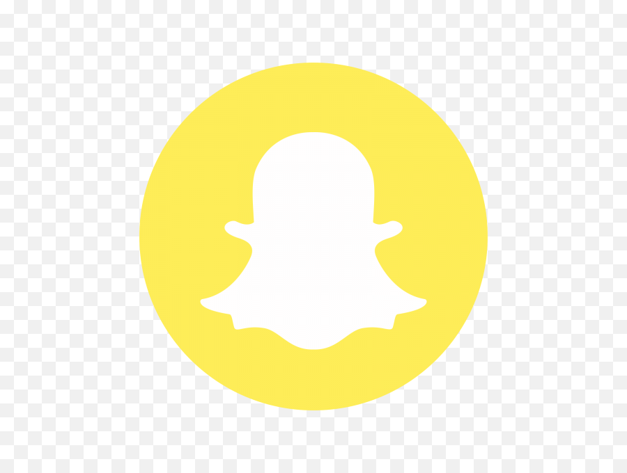 Snapchat Circled Logo Icon - Snapchat Circle Logo Png,Snapchat Logo Png