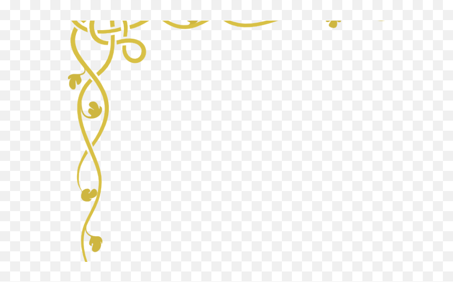 Scroll Clipart Gold - Simple Paper Borders Designs Full Vine Border Png,Scroll Clipart Png