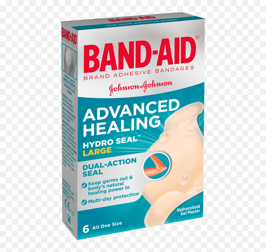 Advanced Healing Large 6 Band - Aid Brand Adhesive Bandages Band Aid Png,Bandage Png