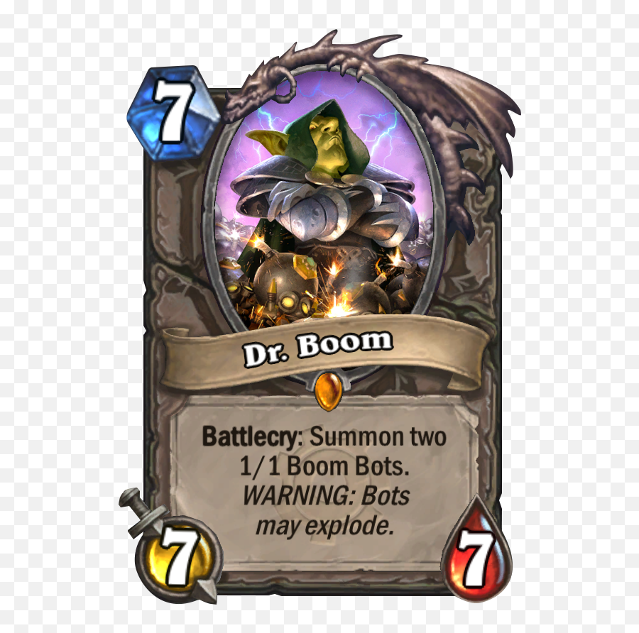 Rise Of The Mech - Another Wow Story In Hearthstoneu0027s Dr Boom Hearthstone Png,World Of Warcraft Transparent