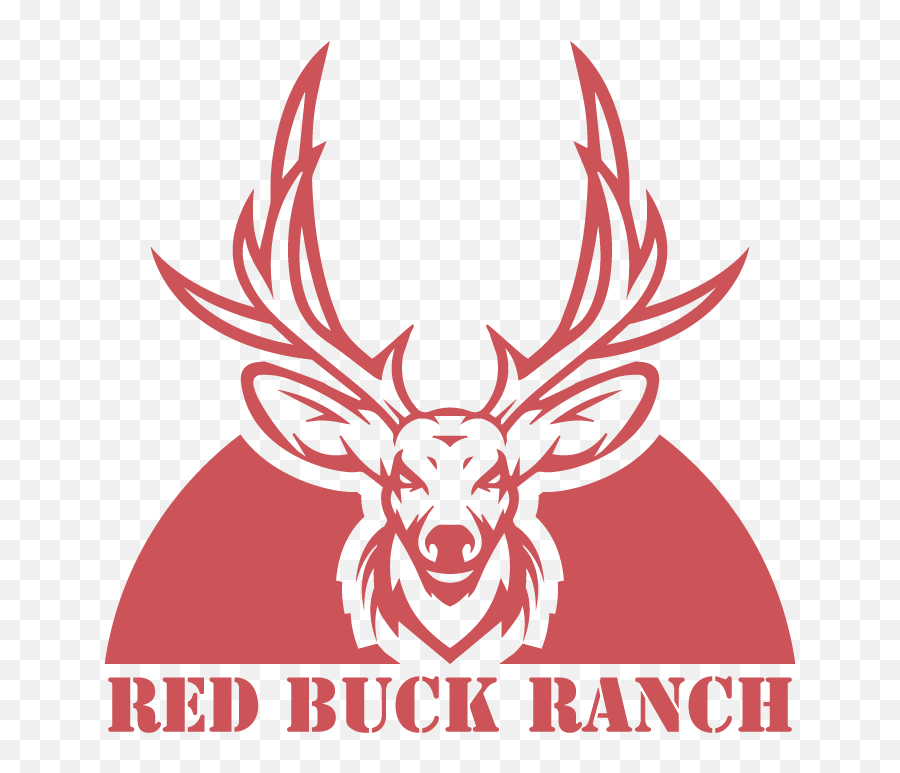Hunting Logo Design For Red Buck Ranch - Cancer Png,Deer Head Logo