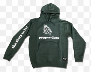 Dark Green Leaf Logo Hoodie - Jacket png