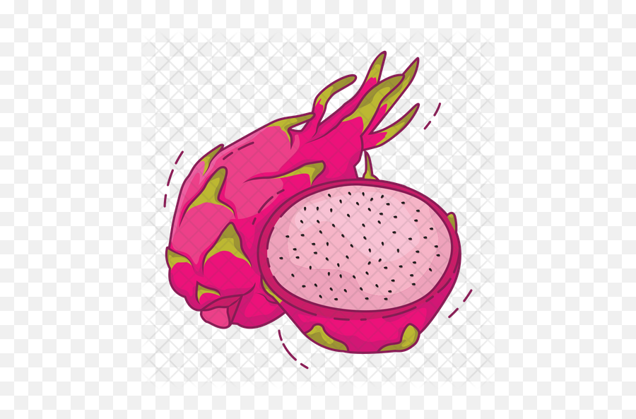 Dragon Fruit Icon Of Flat Style - Dragon Fruit Illustration Png,Dragonfruit Png