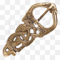 Brass Viking Belt Buckle - Viking Buckle Png,Belt Buckle Png