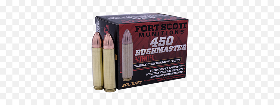 450 Bushmaster Scs Tui - 250gr Rifle Ammobulk Ammo Federal 450 Bushmaster Ammo Png,Ammo Png