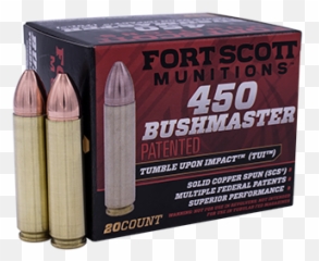 450 Bushmaster Scs Tui - 250gr Rifle Ammobulk Ammo Federal 450 Bushmaster Ammo Png,Ammo Png
