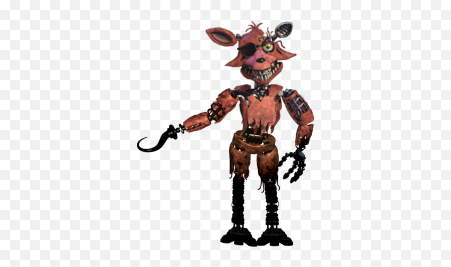 Tired But Hereu0027s A Withered Foxy With An Oc - Fnaf 2 Withered Foxy Png,Foxy  Png - free transparent png images 