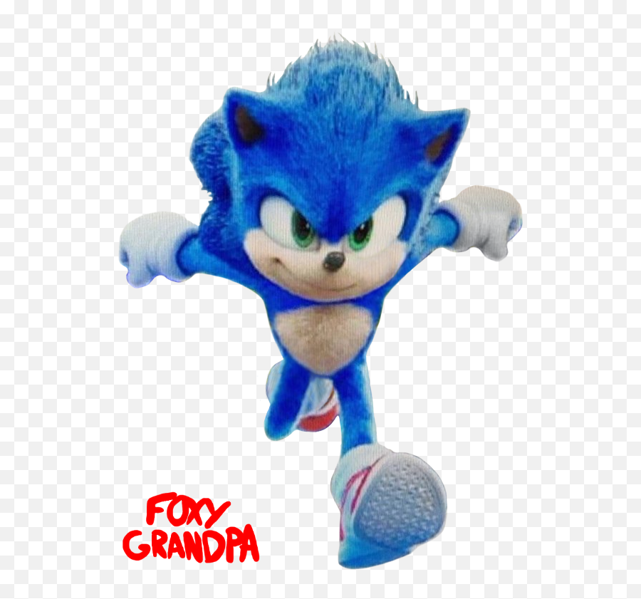 Foxy Grandpa - Sonic Movie Redesign Leak Png,Sonic Running Png