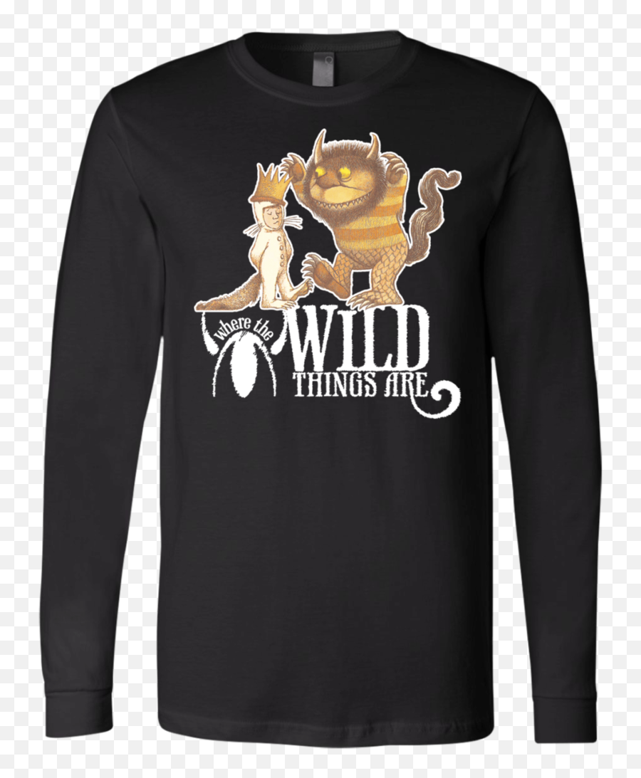 Where The Wild Things Are 1 3501 Menu0027s Jersey Ls T - Shirt Burgers Addams Family Shirt Png,Where The Wild Things Are Png