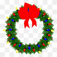Firchristmaschristmas Decoration Png Clipart - Royalty Wreaths Art