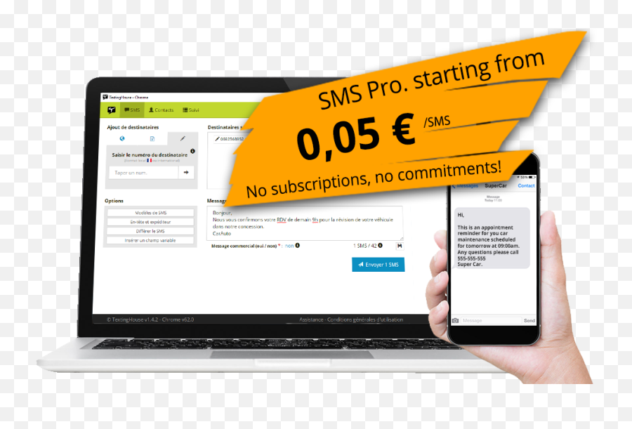 Sms Online Service And Api For Business - Textinghouse Sms Netbook Png,Texting Png