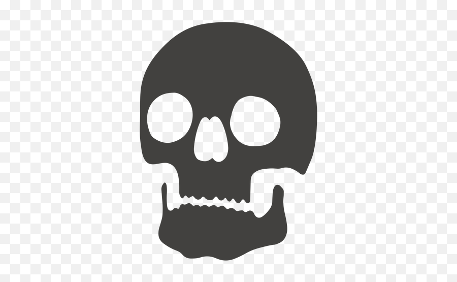 Skull Human Visible Teeth Left Facing - Transparent Png Skull,Human Skull Png