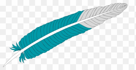 Feather Svg Vector Clip Art - Clipart Indian Art png