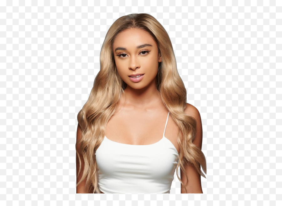 Rooted Ombre Lace Front Synthetic Wig - Blond Png,Blonde Wig Png