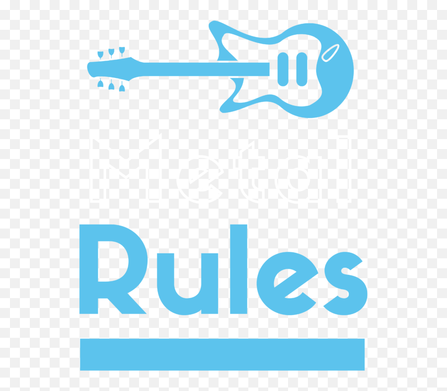 Heavy Metal Music Rules Forever - Heavy Metal Png,Guitar Clipart Png