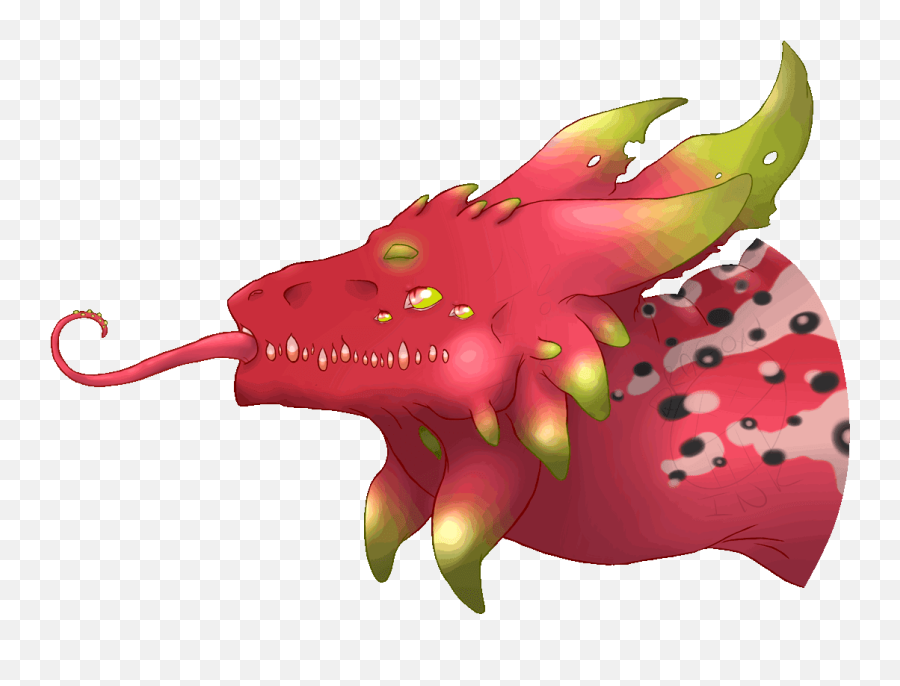 Download Clipart Dragon Realistic - Fruit Carving Dragon Pitaya Png,Dragon Fruit Png