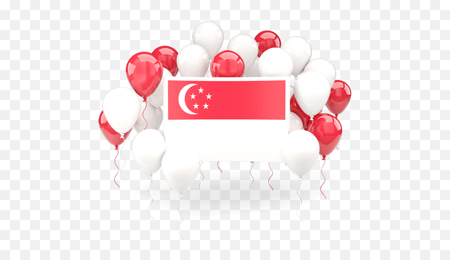 Singapore Flag Png Image And Clipart Transparent Background - Botswana Balloons,Party Background Png