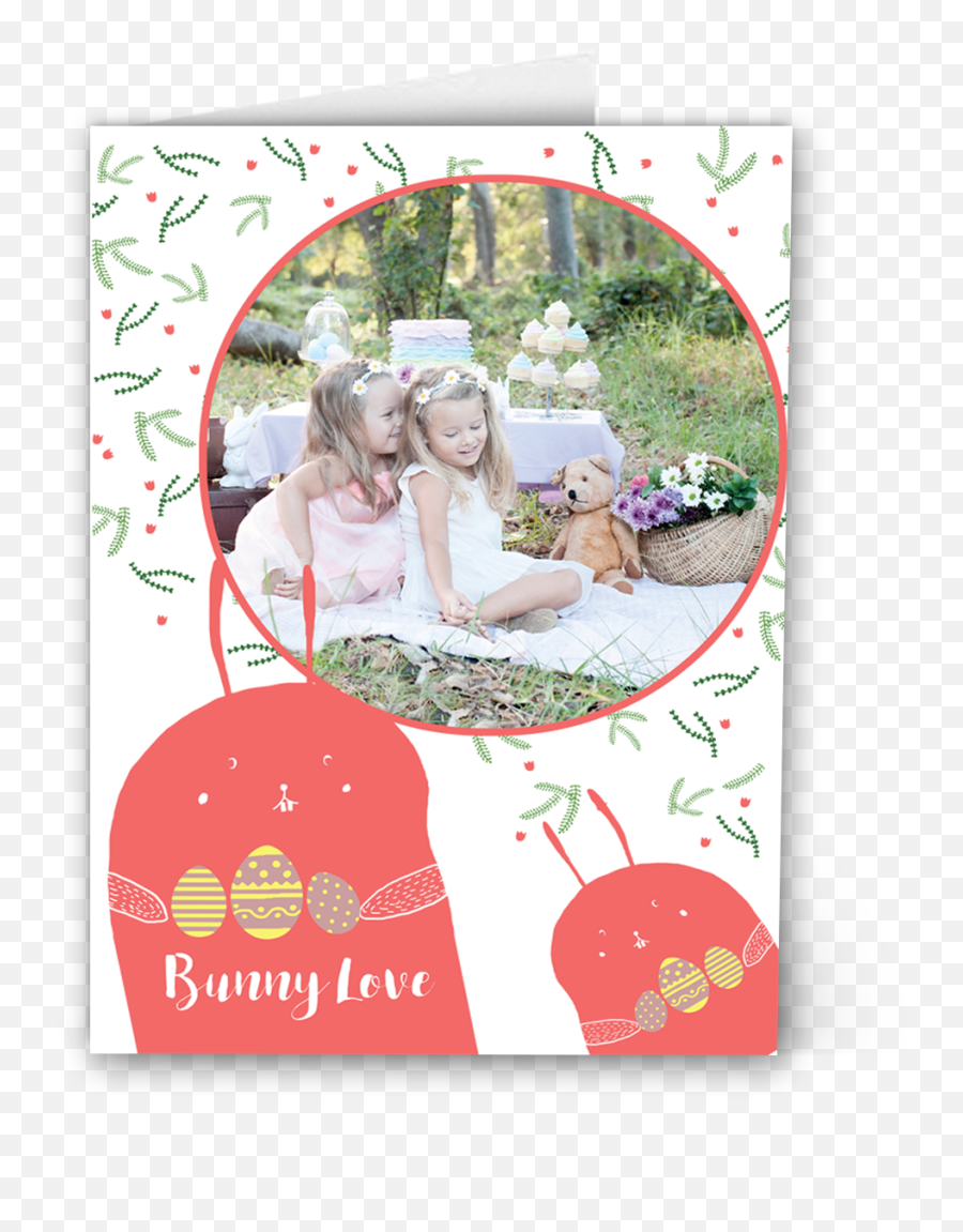 Bunny Love - Greeting Card Png,Christmas Card Png