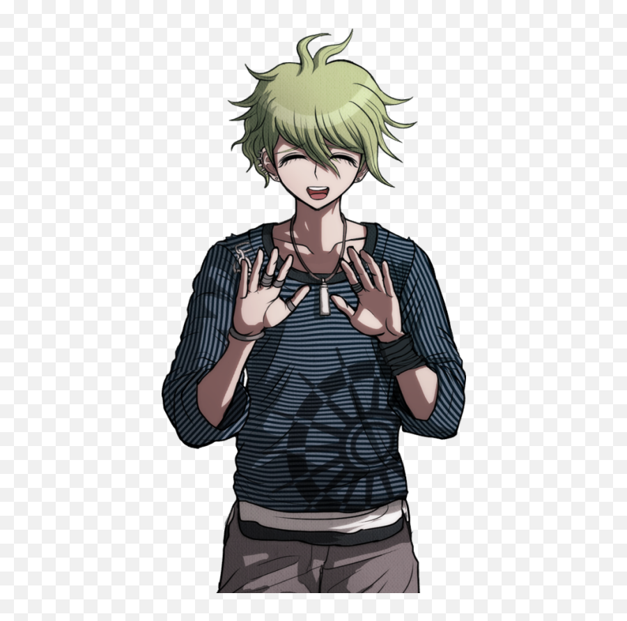 Rantaro Amami Sprites - Rantaro Amami Sprites Blushing Png,Thanos Fortnite Png