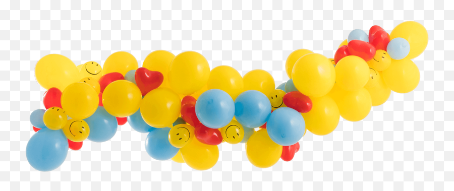 Emoji Balloon Garland Kit - Bead Png,Wow Emoji Png