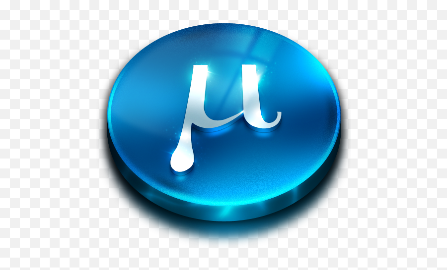 Utorrent 3 Icon - Blue Utorrent Icon Png,Utorrent Logo