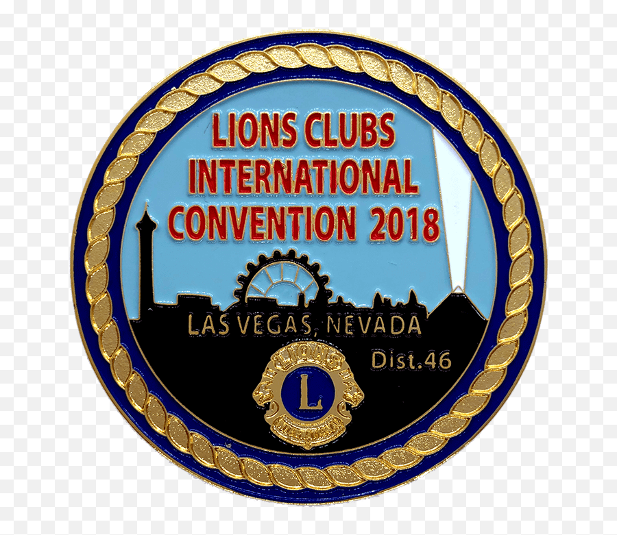 Custom Lapel Pins For - Badge Png,Lions International Logo