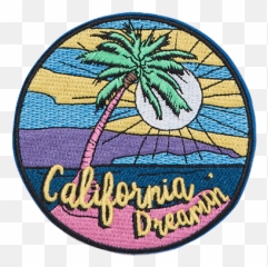 California Dreamin Sticker Patch - png