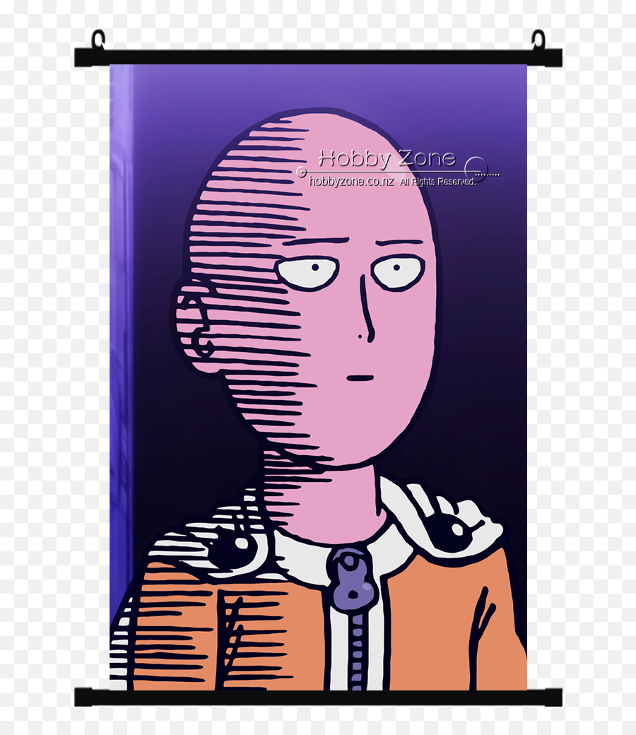 Anime One Punch Man Saitama Wall Scroll 05 - Saitama Avatar Png,Saitama Png