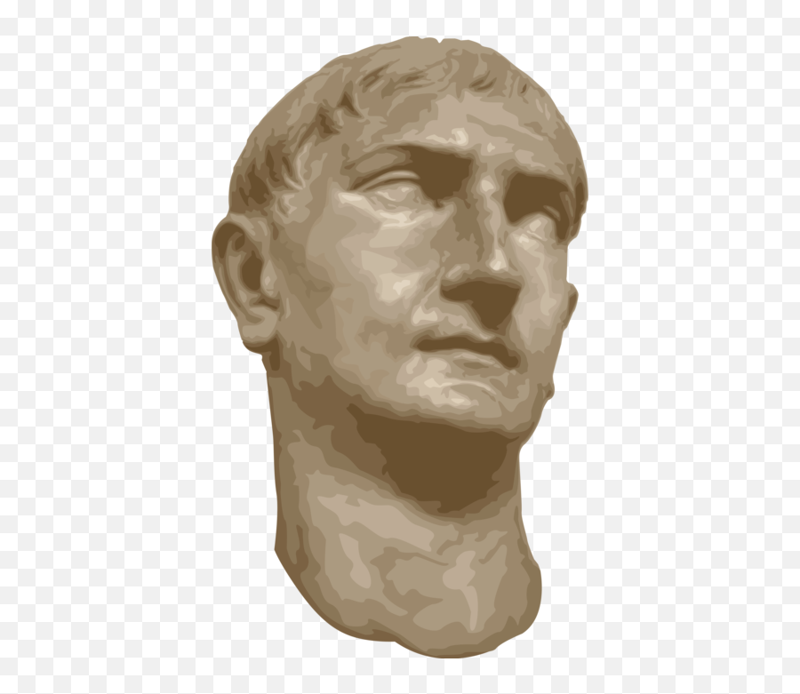 Download Vector Illustration Of Roman Emperor Trajan Known - Emperor Trajan Png,Roman Bust Png