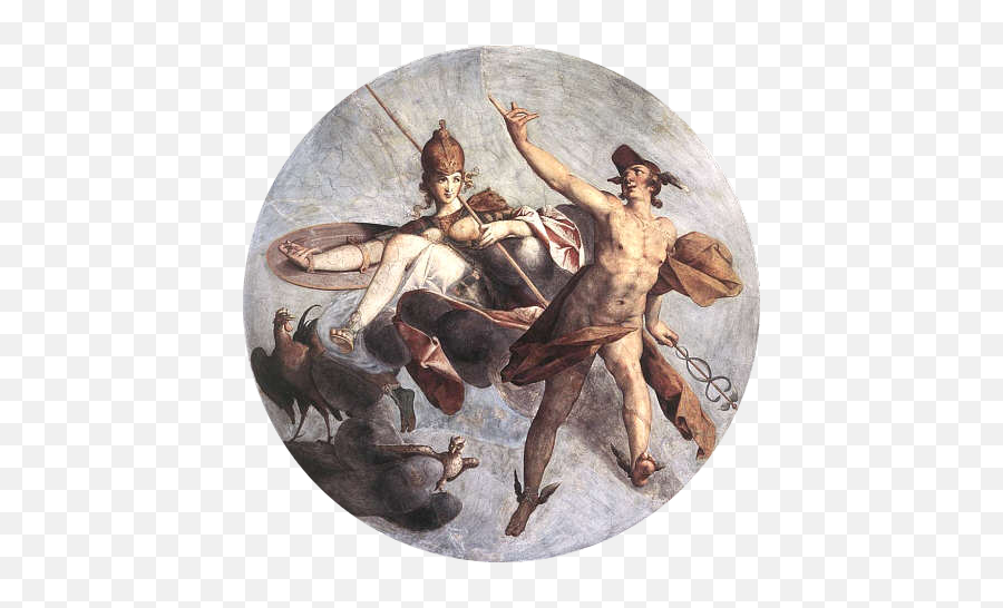 Filespranger Bartholomäus - Hermes And Athena C 1585 Bartholomeus Spranger Hermes A Athéna Png,Athena Png