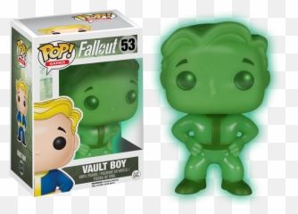 Funko Fallout - Vault Boy Green Screen Us Pop Vinyl Figure Funko Pop Png,Vault Boy Transparent