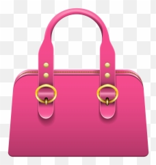 Handbag Pink Png Clip Art - Purse Clipart Png,Bags Png
