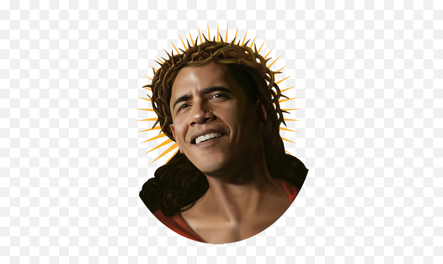 Jesus Face Png Picture - Black Jesus Barack Obama,Jesus Face Png