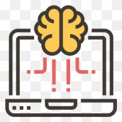 Ai Artificial Intelligence Brain Electronics Notebook Robotics - Intelligenza Artificiale Icon Png