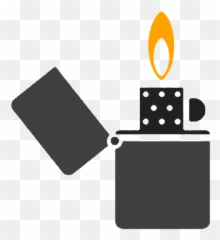 Free Photo Object Fire Icon Sign Light Background Flame - Transparent Lighter Clipart png