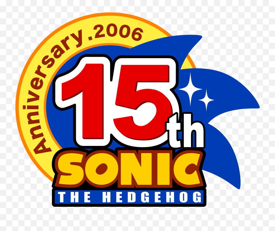 Sonic 15th Anniversary - Sonic The Hedgehog 15th Anniversary Png,Sonic The Hedgehog Logo