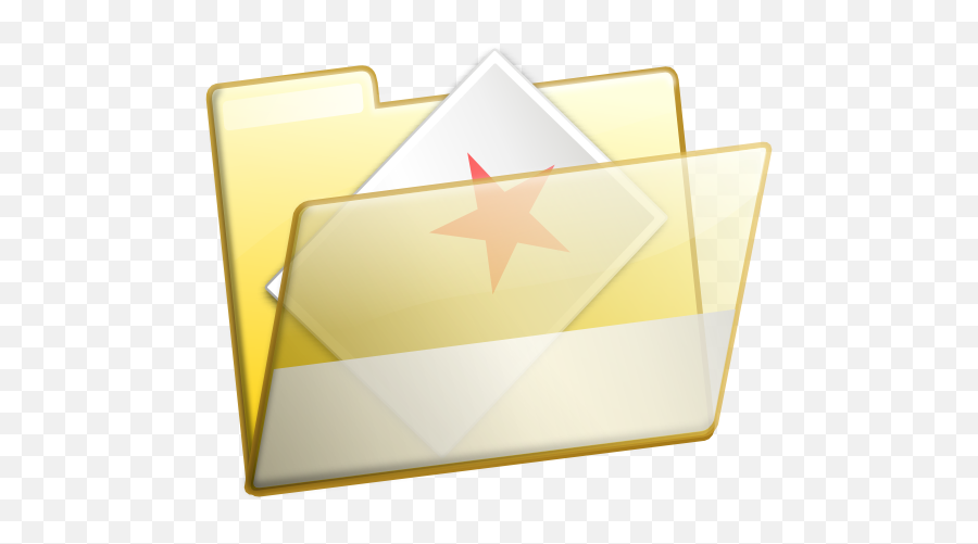Favorites Folder Icon Clip Art - Clip Art Png,Office Folder Icon