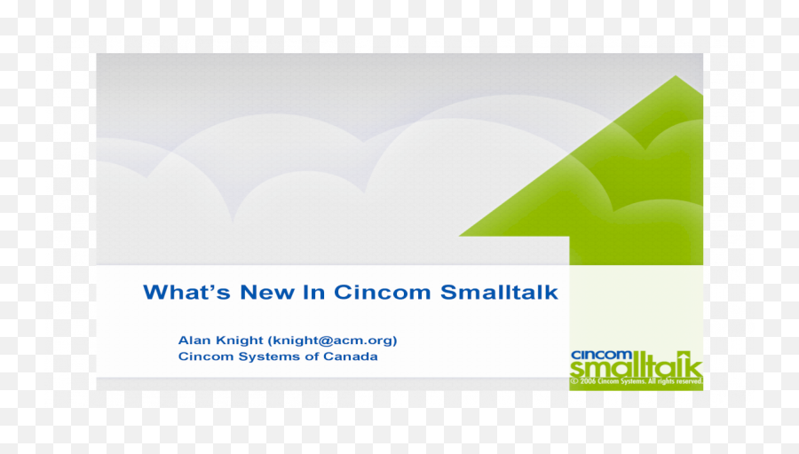 Whatu0027s New In Cincom Smalltalk - Pdf Document Horizontal Png,Vista Icon Packager