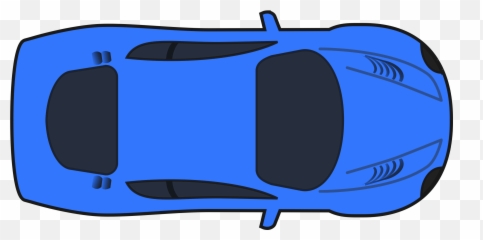 Blueareacar Png Clipart - Royalty Free Svg Png Car Top View Clipart,Blue Car Png