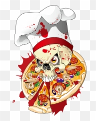 Download - Pizza Skull Logo Png,Delivery Png