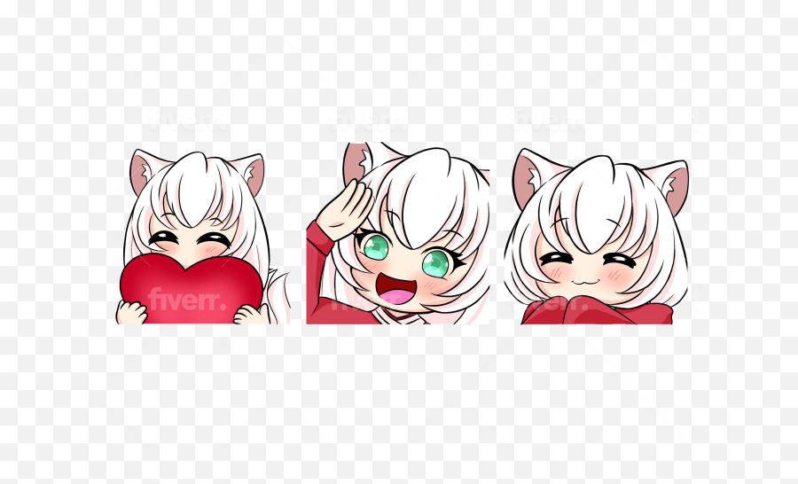 Create Amazing Twitch Emotes In My Chibi Style By - Fictional Character Png,Twitch Icon Sizes